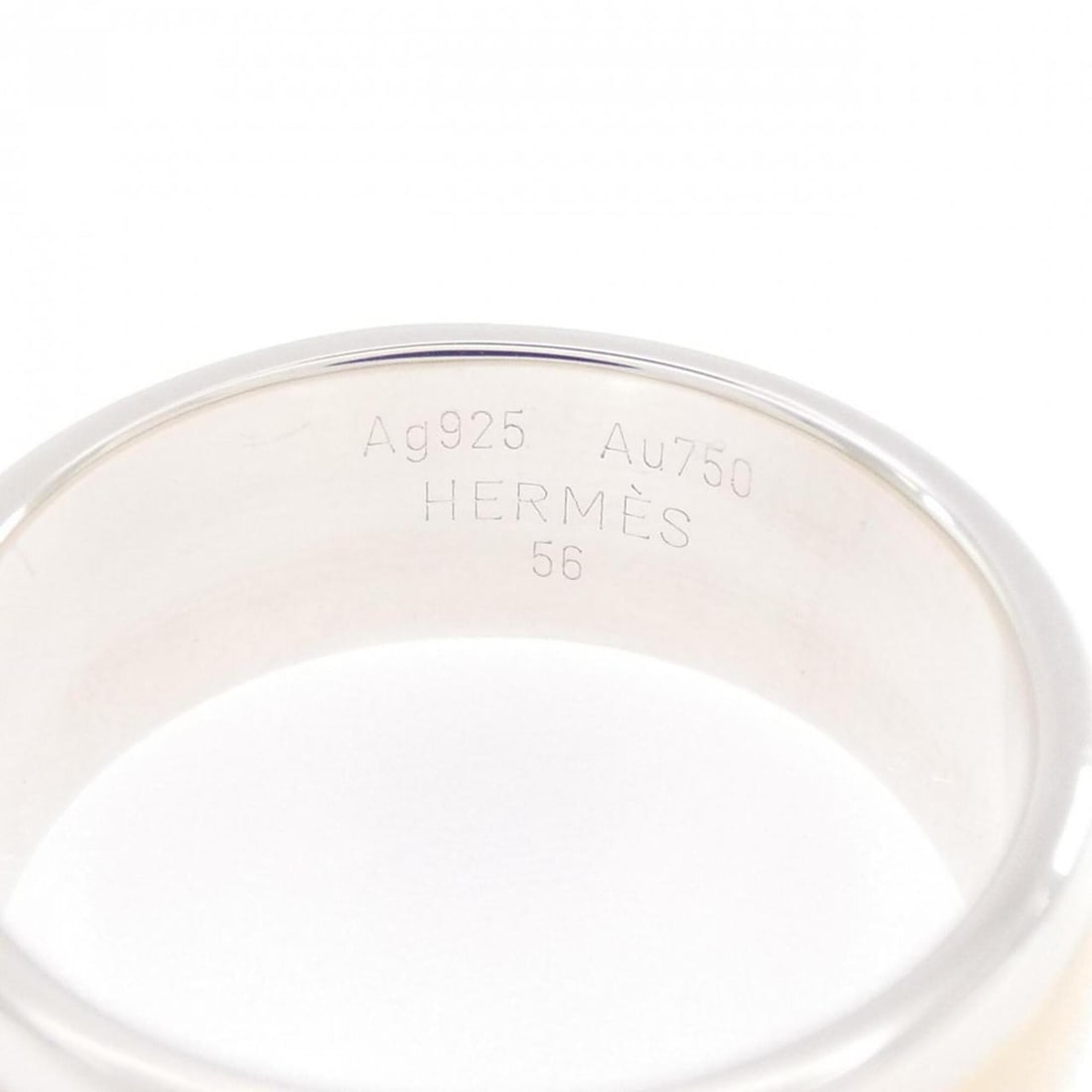 Hermes 925 750YG Ring - 4