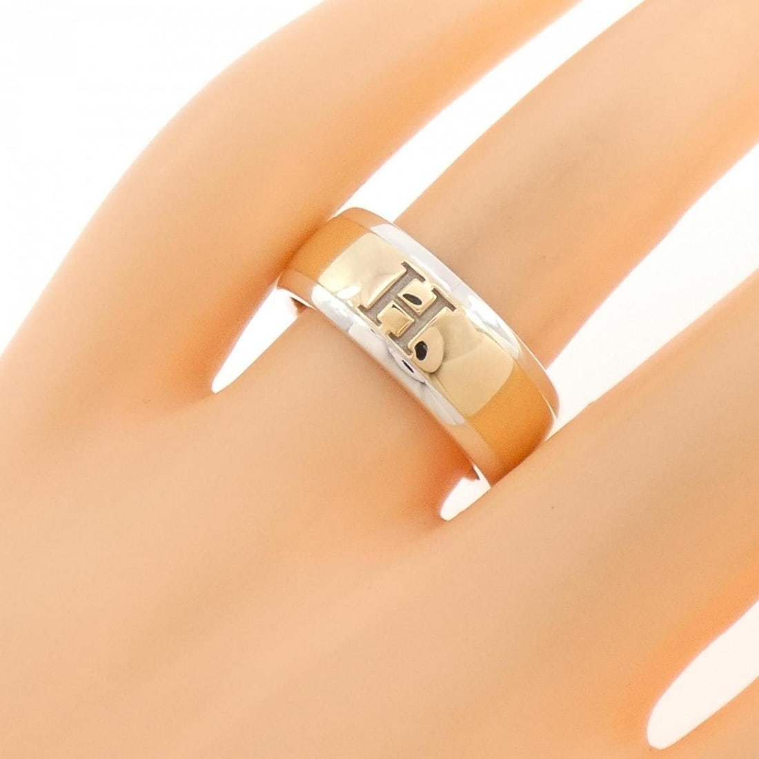 Hermes 925 750YG Ring - 5