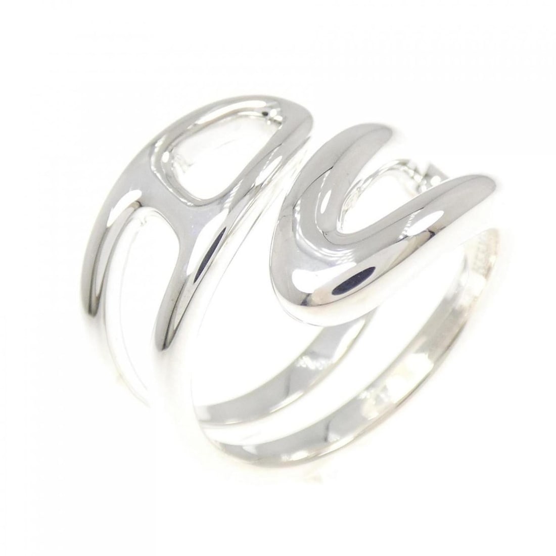 Hermes Hermès Chaine d'Ancre Punk Ring: --- Catalog ---Category: SizeUS Size: 6.5Brand Size: 53Category: DesignType: Band ringGender: WomenMaterial: Silver 925Category: GeneralMPN: H117620BBrand: Hermes--- Item List ---Section: