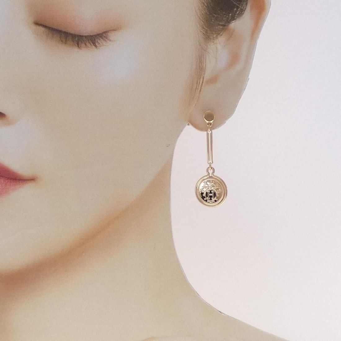 Hermes Ex-Libris Earrings - 4