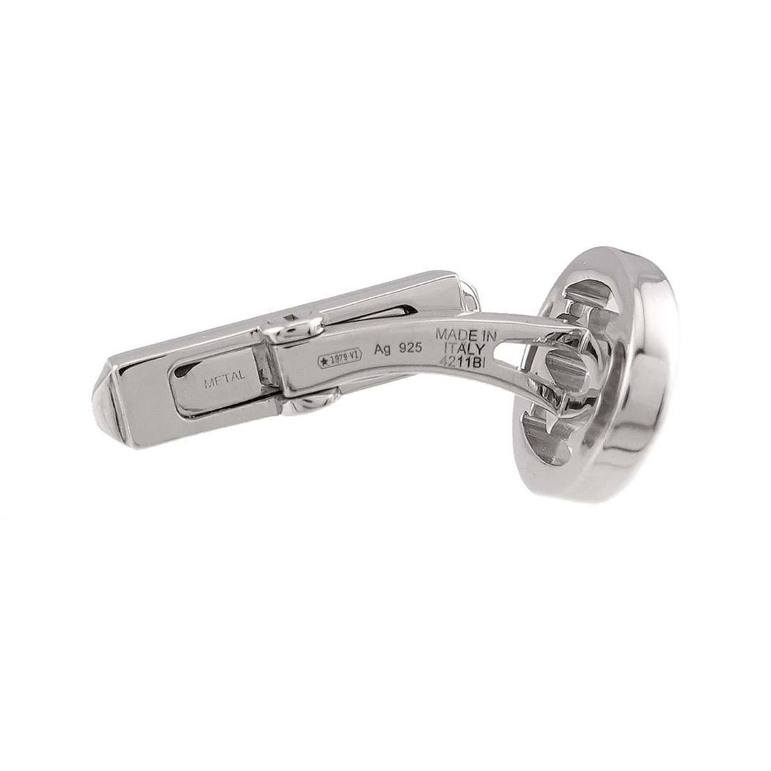 Cartier Double C Cufflinks (Silver) - 6
