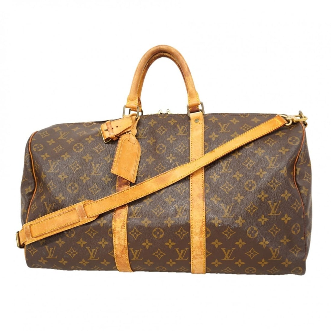 Louis Vuitton Bags - Boston Monogram Keepall Bandoulière 50 M41416 Brown Men's & Women's: --- Catalog ---Category: SizeSize (HxWxD): 30cm x 51.5cm x 23cm / 11.81'' x 20.27'' x 9.05''Category: DesignType: Boston bagColor: BrownGender: Men,WomenCategory: GeneralMPN: M41416Brand: Louis Vuitto