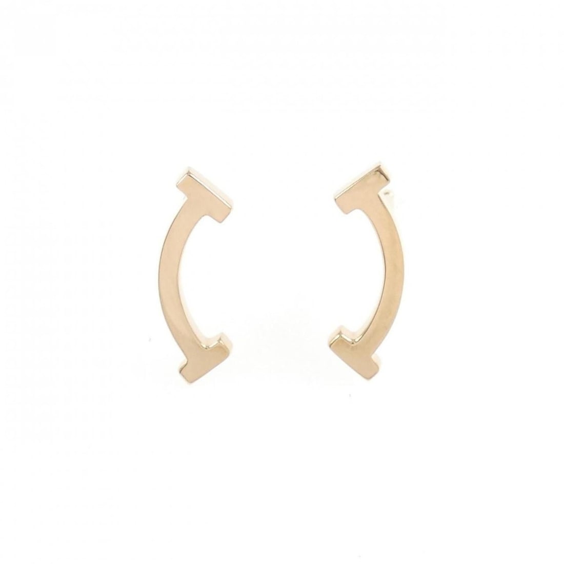 Tiffany T Smile Earrings: --- Catalog ---Category: SizeSize (HxWxD): 13.30mm x 4.30mm / 0.52'' x 0.17''Category: DesignType: Stud earringsGender: WomenMaterial: Pink gold (18K)Category: GeneralBrand: Tiffany--- Item List