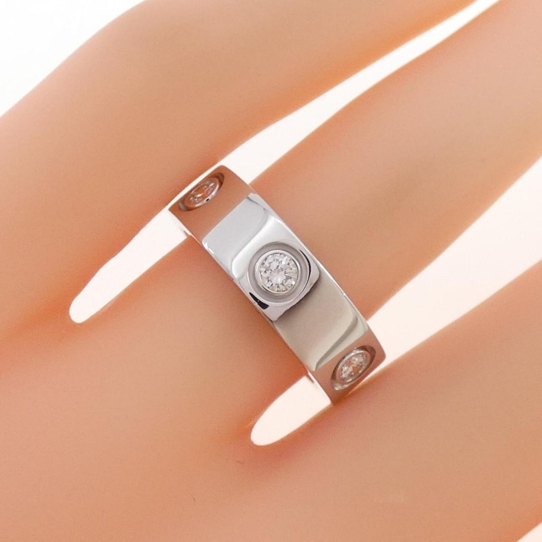Cartier Love Full Diamond Ring - 4