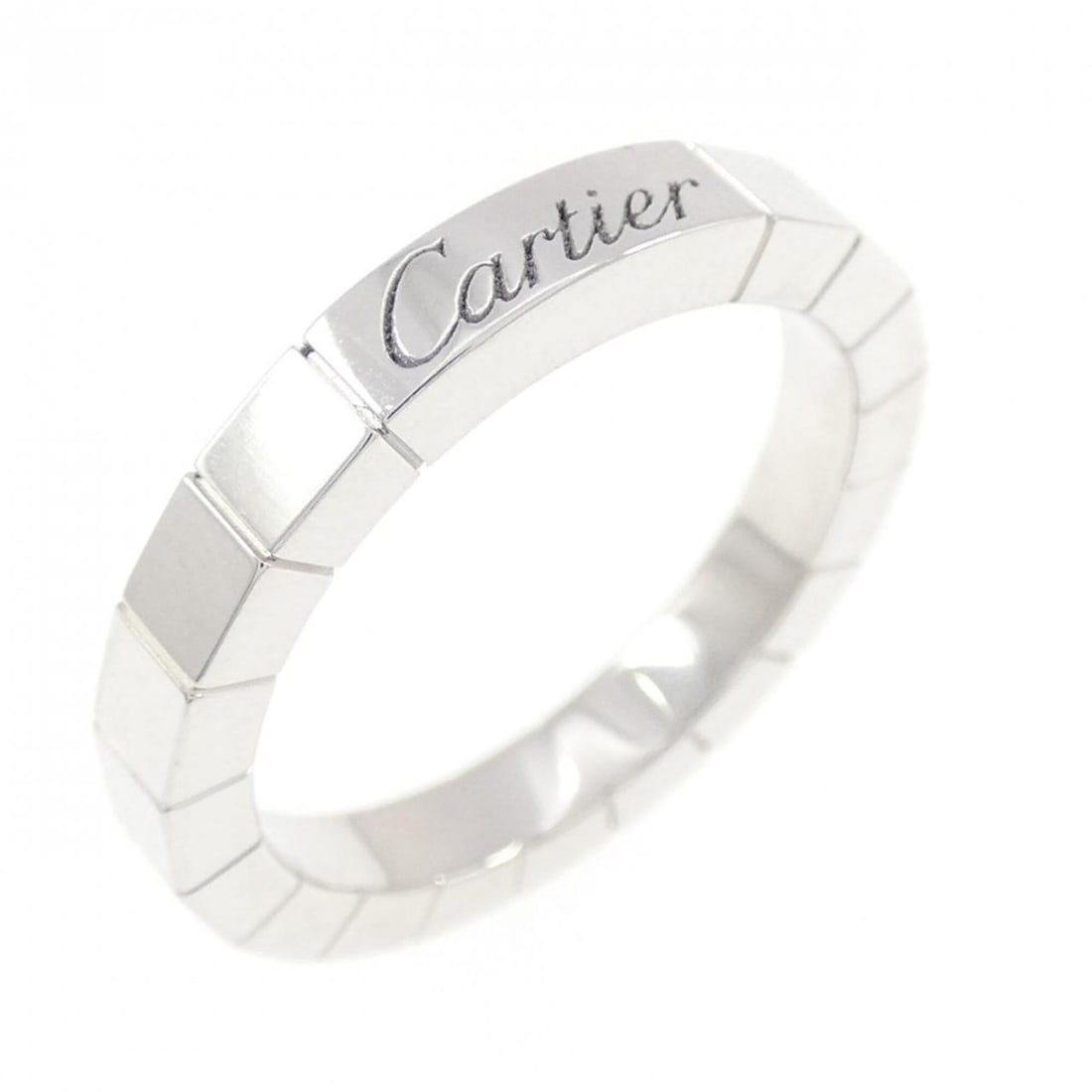Cartier Lanieres Ring: --- Catalog ---Category: SizeUS Size: 6Brand Size: 51Category: DesignType: Band ringGender: WomenMaterial: White gold (18K)Category: GeneralMPN: B4045000Brand: Cartier--- Item List ---Section: