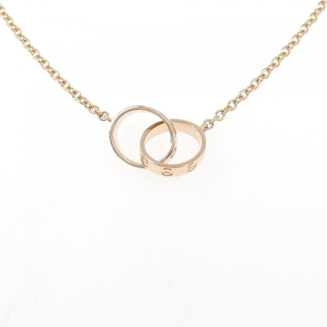 Cartier Baby Love Necklace: --- Catalog ---Category: SizePendant Size: 10mm / 0.39''Neck Circumference: 44 cm / 17.32''Category: DesignGender: WomenMaterial: Pink gold (18K)Necklace Type: NecklaceCategory: GeneralMPN: