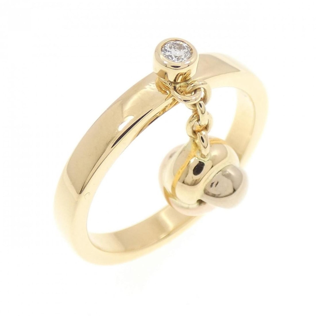 Cartier Baby Trinity Ball Ring: --- Catalog ---Category: SizeUS Size: 6.5Brand Size: 53Category: DesignType: Band ringGender: WomenMaterial: Pink gold (18K), White gold (18K), Yellow gold (18K)Category: GeneralMPN: B4064700Brand: Ca