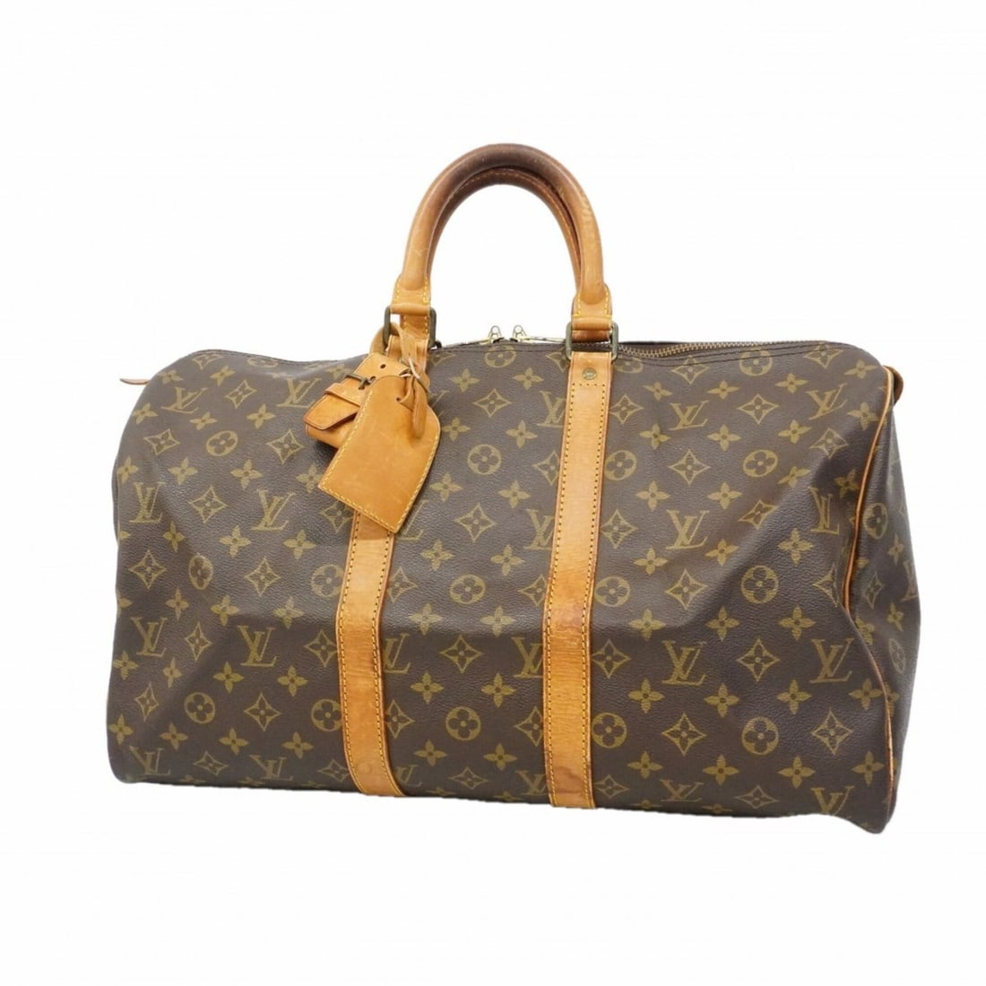 Louis Vuitton Bags - Boston Monogram Keepall 45 M41428 Brown Men's & Women's: --- Catalog ---Category: SizeSize (HxWxD): 26.5cm x 46cm x 19cm / 10.43'' x 18.11'' x 7.48''Category: DesignType: Boston bagColor: BrownGender: Men,WomenCategory: GeneralMPN: M41428Brand: Louis Vuitto
