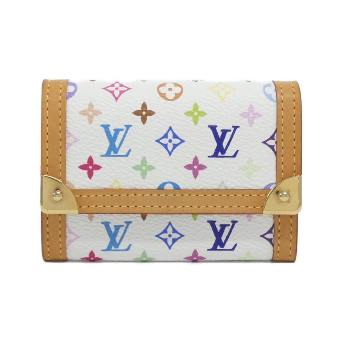 Louis Vuitton Multicolor Porte Monnaie Plat M92657 Wallet/Coin Case: --- Catalog ---Category: SizeSize (HxWxD): 7cm x 10cm x 1.5cm / 2.75'' x 3.93'' x 0.59''Category: DesignType: Coin purse/coin caseColor: Multi-color, WhiteGender: WomenMaterial: Coated canvas Category