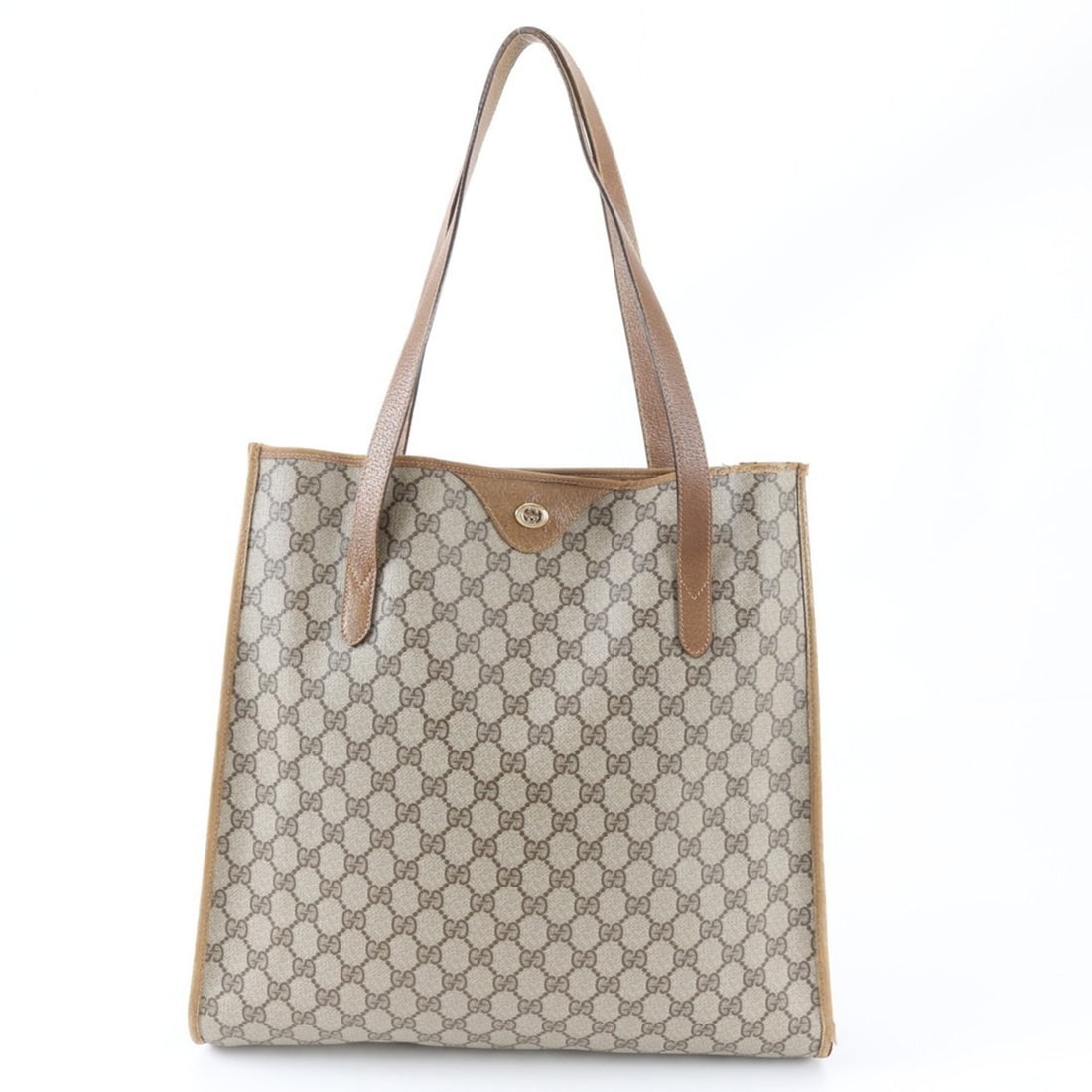 Gucci GG Supreme 40 02 998 Leather Tote Bag Handbag Shoulder for Men: --- Catalog ---Category: SizeSize (HxWxD): 37cm x 39cm x 10cm / 14.56'' x 15.35'' x 3.93''Strap Length: 65cm / 25.59''Category: DesignType: Handbag, Tote bagColor: BeigeGender: Men,WomenMaterial: GG