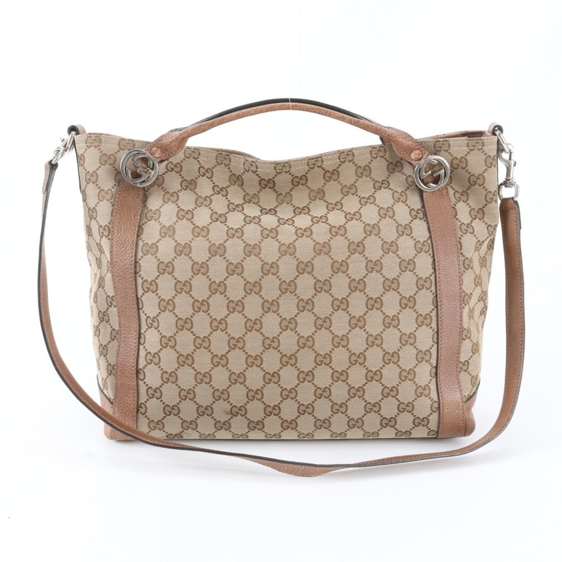 Gucci GG Canvas Miss 323675 Leather 2-Way Shoulder Bag, Crossbody Handbag for Women (1 of 11)