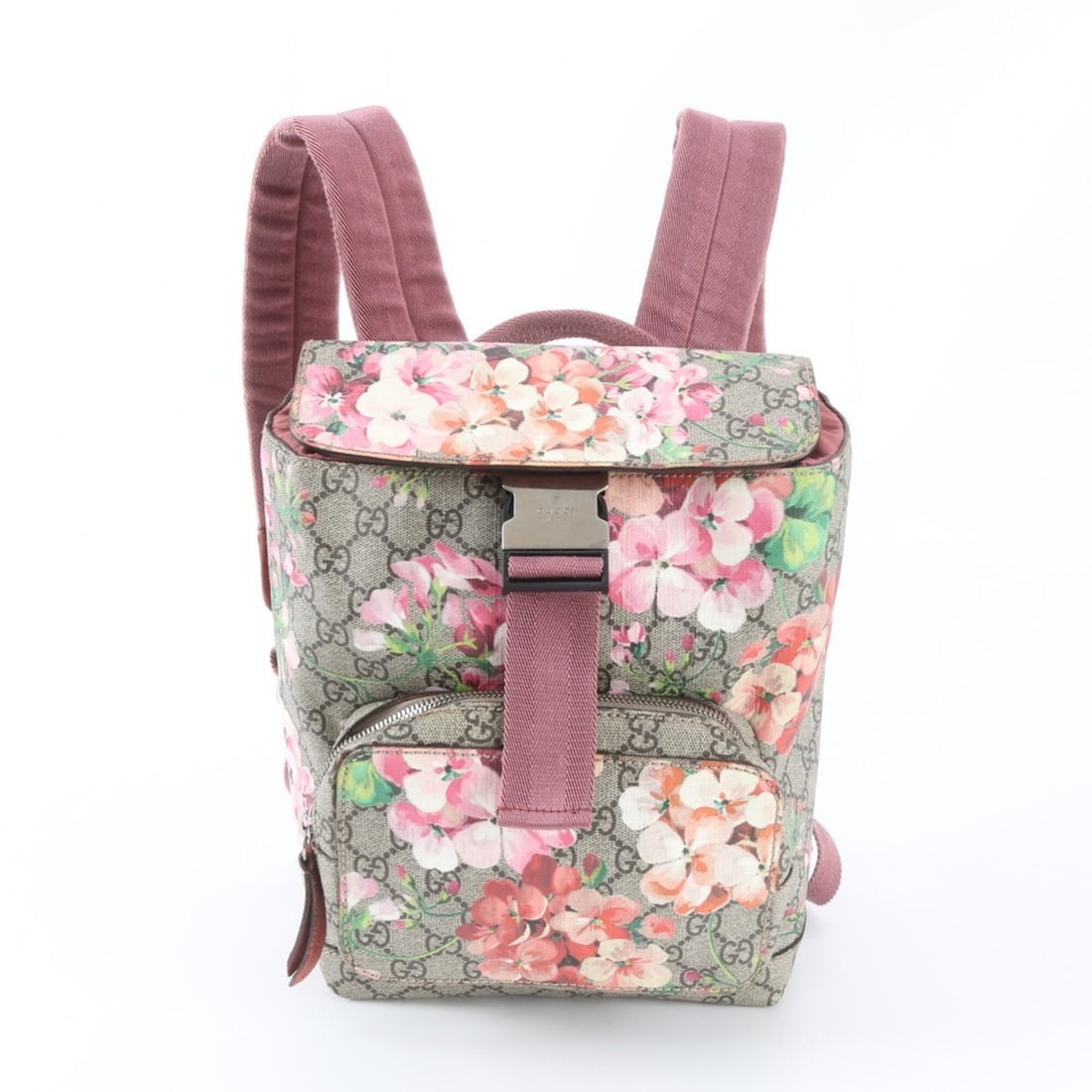 Gucci GG Blooms Supreme Flora 410544 Leather Backpack Handbag for Women: --- Catalog ---Category: SizeSize (HxWxD): 29cm x 20cm x 10cm / 11.41'' x 7.87'' x 3.93''Strap Length: 80cm / 31.49''Handle Length: 18cm / 7.08''Category: DesignType: BackpackColor: Multi-colorGender: