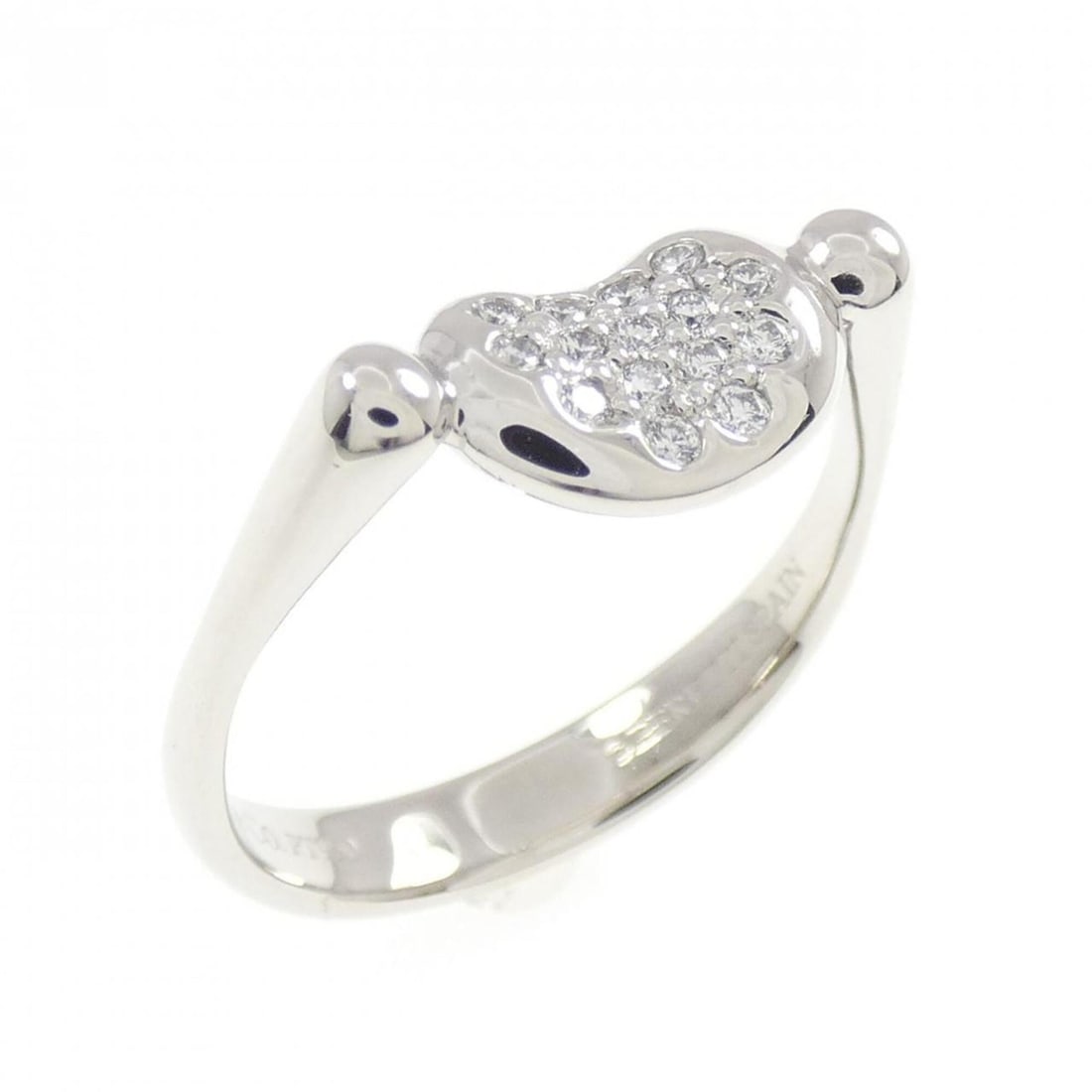 Tiffany Beans Ring: --- Catalog ---Category: SizeJP Size: 10US Size: 5.5Category: DesignType: Band ringColor: PlatinumStone: DiamondGender: WomenMaterial: Platinum 950Category: GeneralBrand: Tiffany--- Item List