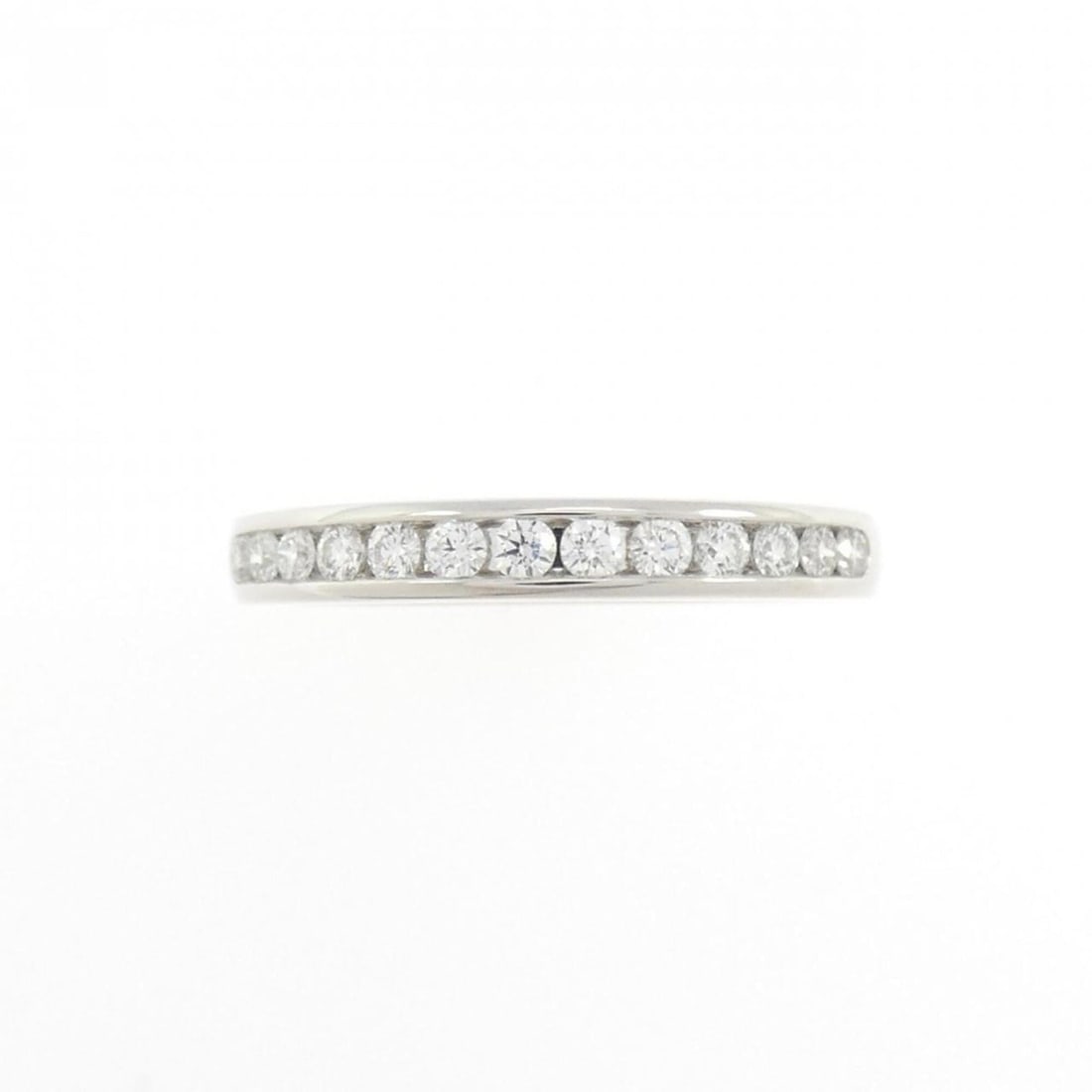 Tiffany Half Circle Channel Setting Ring - 2