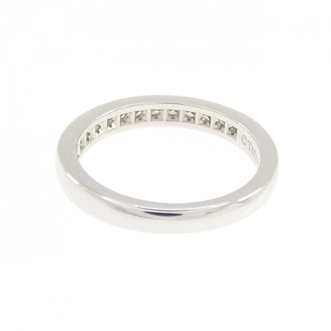 Tiffany Half Circle Channel Setting Ring - 3