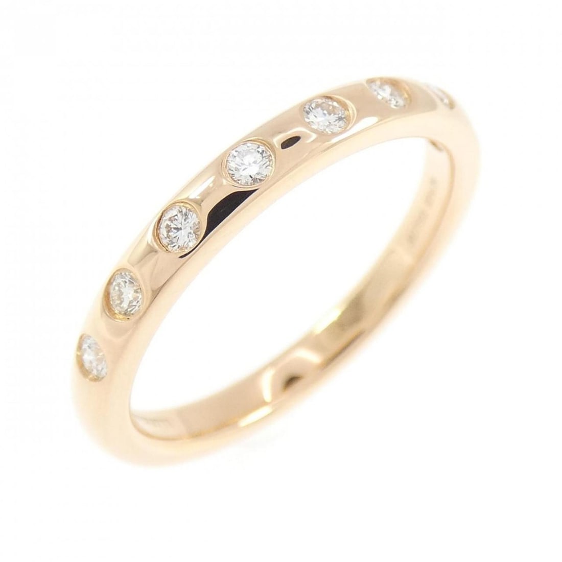 Tiffany Stacking Rings: --- Catalog ---Category: SizeJP Size: 14US Size: 7Category: DesignType: Band ringColor: Pink goldStone: DiamondGender: WomenMaterial: Pink gold (18K)Category: GeneralMPN: 60017172Brand: Tiffany---