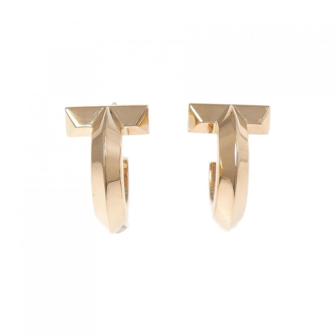 Tiffany T One Earrings: --- Catalog ---Category: SizeSize (HxWxD): 14.50mm x 9.40mm / 0.57'' x 0.37''Category: DesignType: Stud earringsColor: Pink goldGender: WomenMaterial: Pink gold (18K)Category: GeneralMPN: