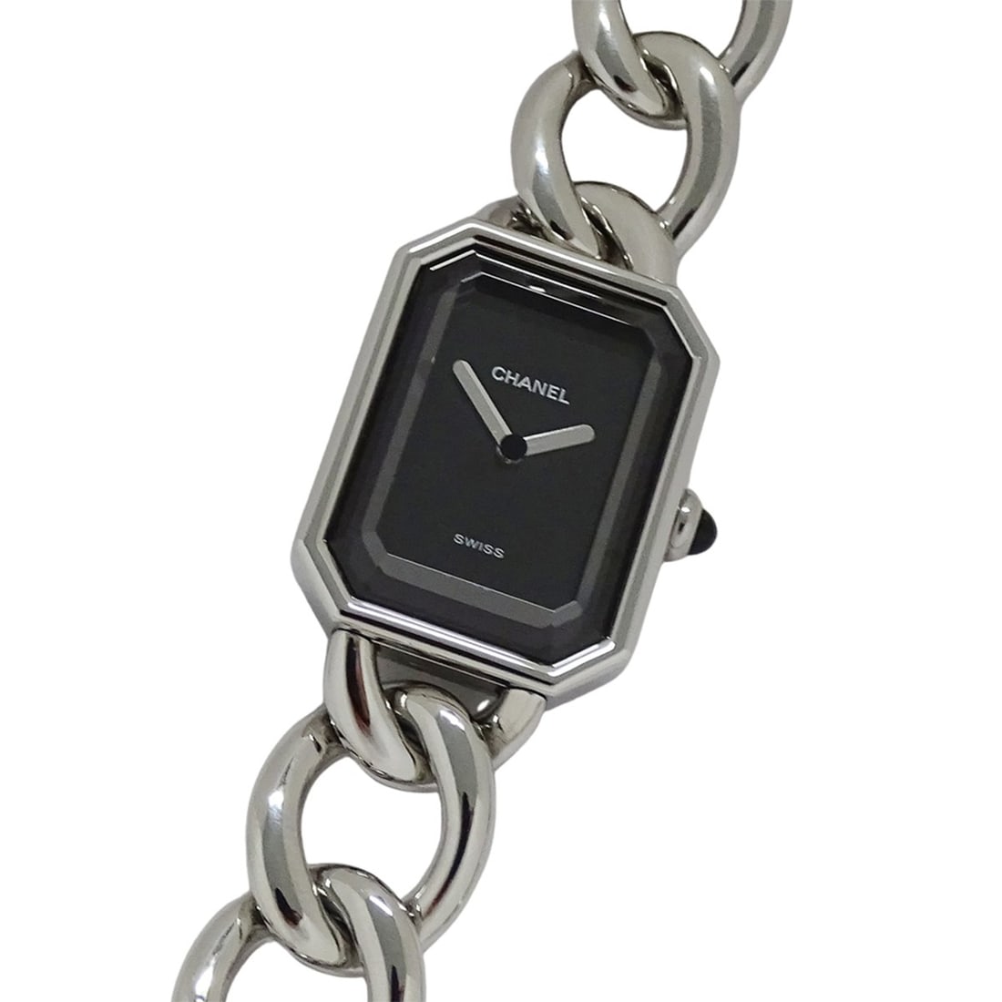 Chanel CHANEL Women's Watch, Premiere, Large Size, Quartz Movement, Stainless Steel (SS), H0452,: --- Catalog ---Category: SizeWrist Size: 16cm / 6.29''Case Diameter: 20mm / 0.79''Category: DesignType: WristwatchGender: WomenColor (Dial): BlackMaterial (Band): Stainless steelMaterial (Case):