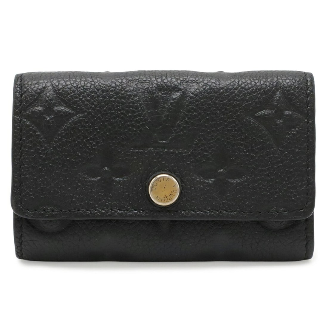 LOUIS VUITTON Louis Vuitton Monogram Empreinte Multicles 6 6-Key Case Leather Noir Black M64421: --- Catalog ---Category: DesignType: KeycaseColor: Black, NoirGender: WomenMaterial: Monogram Empreinte Category: GeneralMPN: M64421Brand: Louis VuittonCategory: Physical PropertiesSize (HxWxD): 7cm