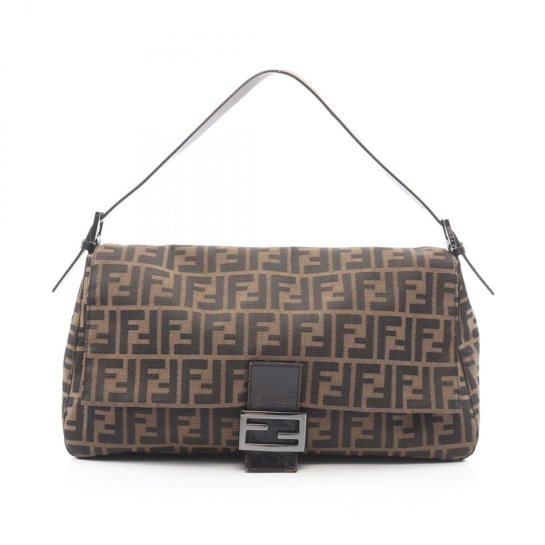 Fendi Mamma Bucket Zucca Shoulder Bag/Handbag, Canvas and Leather, Women's, Brown/Black: --- Catalog ---Category: SizeSize (HxWxD): 21.5cm x 39cm x 11.5cm / 8.46'' x 15.35'' x 4.52''Category: DesignType: Handbag, Shoulder bagColor: Black, BrownGender: WomenMaterial: Canvas , Leather Categ