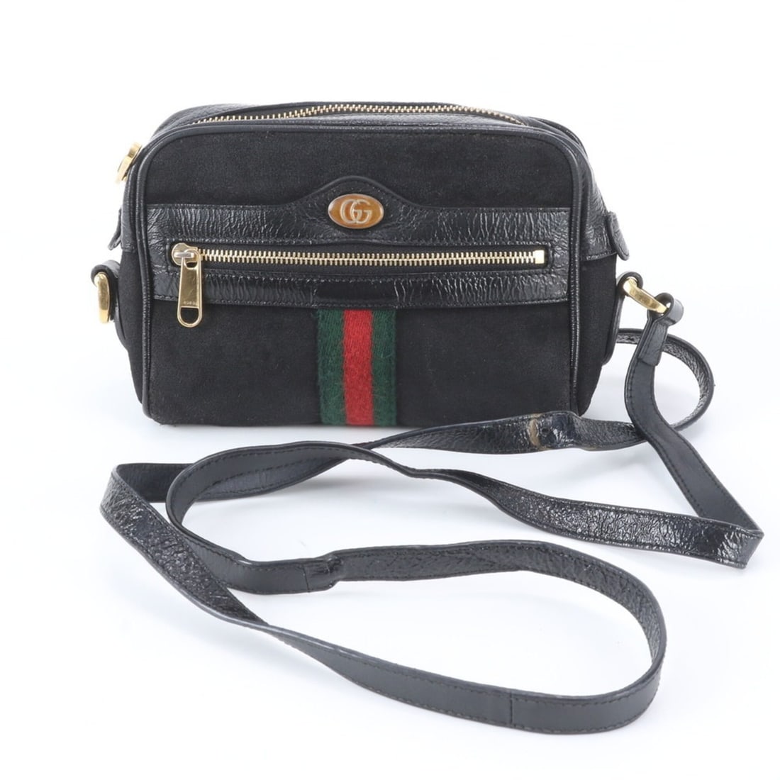 Gucci Sherry Line 573321 Leather Shoulder Bag Handbag Tote Black Women's: --- Catalog ---Category: SizeSize (HxWxD): 12cm x 17cm x 4cm / 4.72'' x 6.69'' x 1.57''Strap Length: 155cm / 61.02''Category: DesignType: Handbag, Shoulder bagColor: BlackGender: WomenMaterial: Leathe