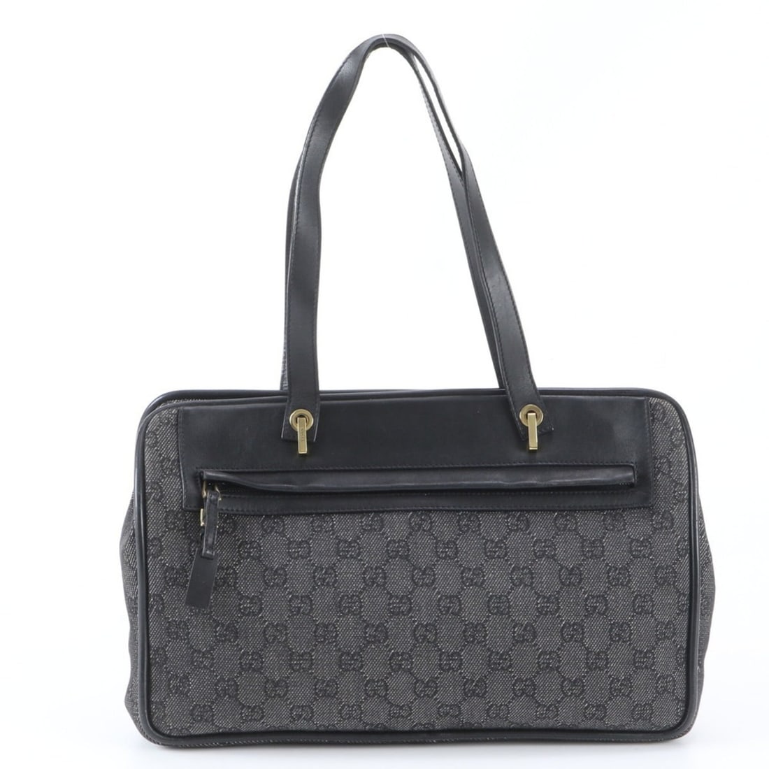 Gucci GG Canvas 92730 Leather Tote Bag Handbag Shoulder Black Women's: --- Catalog ---Category: SizeSize (HxWxD): 22cm x 33cm x 6cm / 8.66'' x 12.99'' x 2.36''Strap Length: 52cm / 20.47''Category: DesignType: Handbag, Tote bagColor: BlackGender: WomenMaterial: GG canvas 