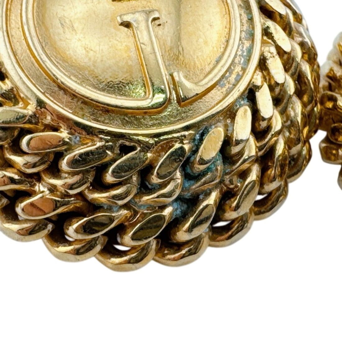 GUCCI Interlocking Chain Earrings, Gold - 7