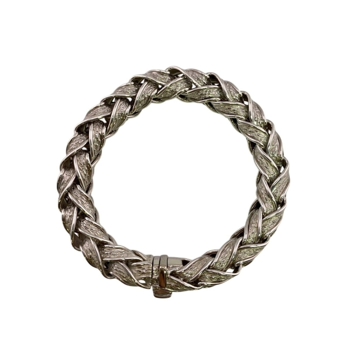 HERMES Aegean Bangle Bracelet, Silver - 3