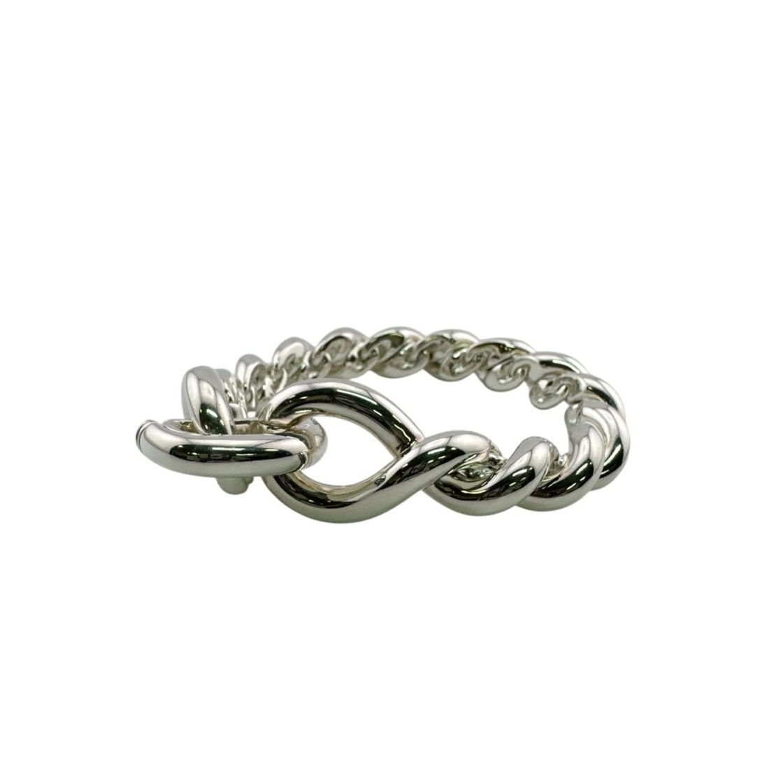 HERMES Torsade Bangle Bracelet, Silver - 2