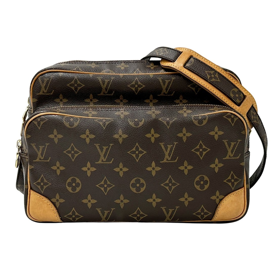 Louis Vuitton LOUIS VUITTON handbag, Monogram, women's brand shoulder bag, Nile M45244, brown.: --- Catalog ---Category: SizeSize (HxWxD): 20cm x 28cm x 13cm / 7.87'' x 11.02'' x 5.11''Category: DesignType: Handbag, Shoulder bagColor: BrownGender: WomenMaterial: Monogram , Canvas Category: Gener