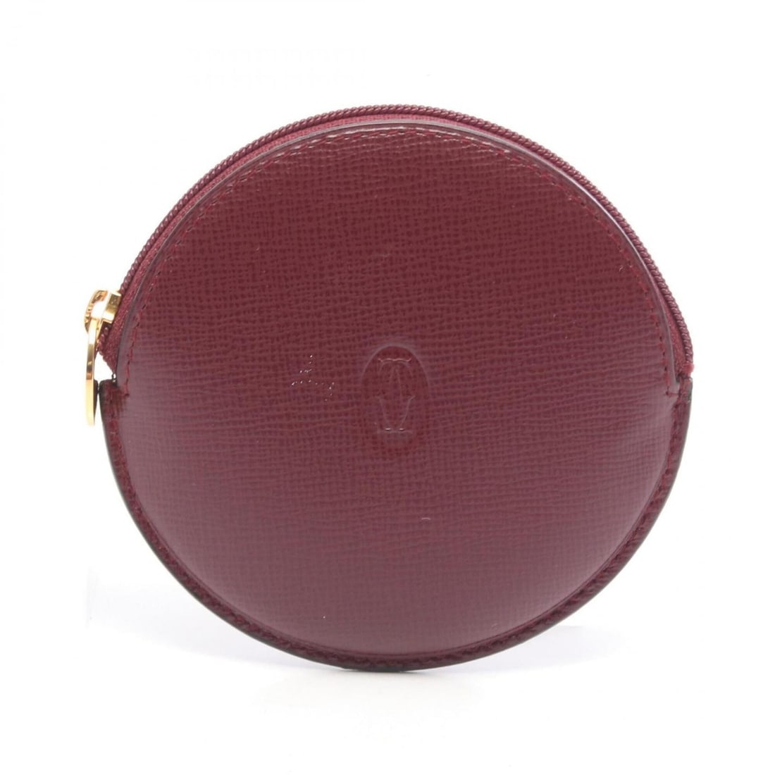 Cartier Must Line Wallet/Coin Purse - Leather Women's Bordeaux (Red): --- Catalog ---Category: SizeSize (HxWxD): 9.5cm x 10cm x 1.5cm / 3.74'' x 3.93'' x 0.59''Category: DesignType: Coin purse/coin caseColor: BordeauxGender: WomenMaterial: Leather Category: GeneralBrand
