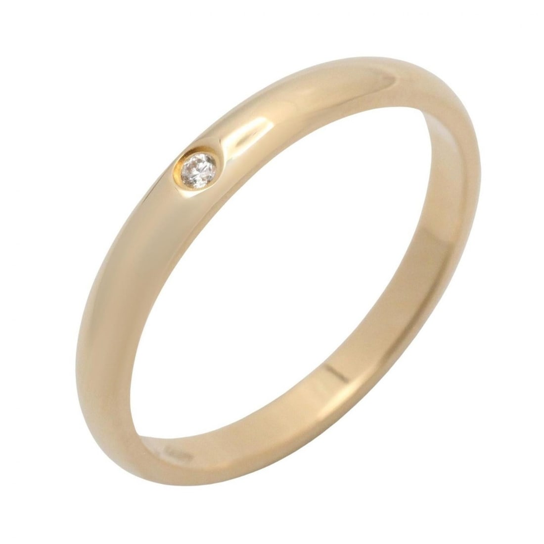 Cartier 1895 Ring, 1PD (1 Diamond), 18K (Yellow Gold), Women's Clear/Gold Tone: --- Catalog ---Category: SizeJP Size: 8.5US Size: 4.5Category: DesignType: Band ringColor: Clear, GoldStone: DiamondGender: WomenMaterial: Yellow gold (18K)Category: GeneralBrand: Cartier--- Item List