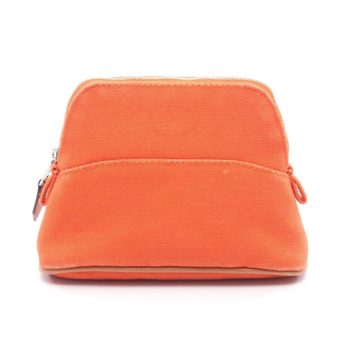 Hermes Bolide Pouch 15 Mini Orange Feu Handbag Canvas Leather Women's Brown H104772M 02: --- Catalog ---Category: SizeSize (HxWxD): 11cm x 16cm / 4.33'' x 6.29''Category: DesignType: Handbag, PouchColor: Brown, OrangeGender: WomenMaterial: Canvas , Leather Category: GeneralMPN: H104772M 0