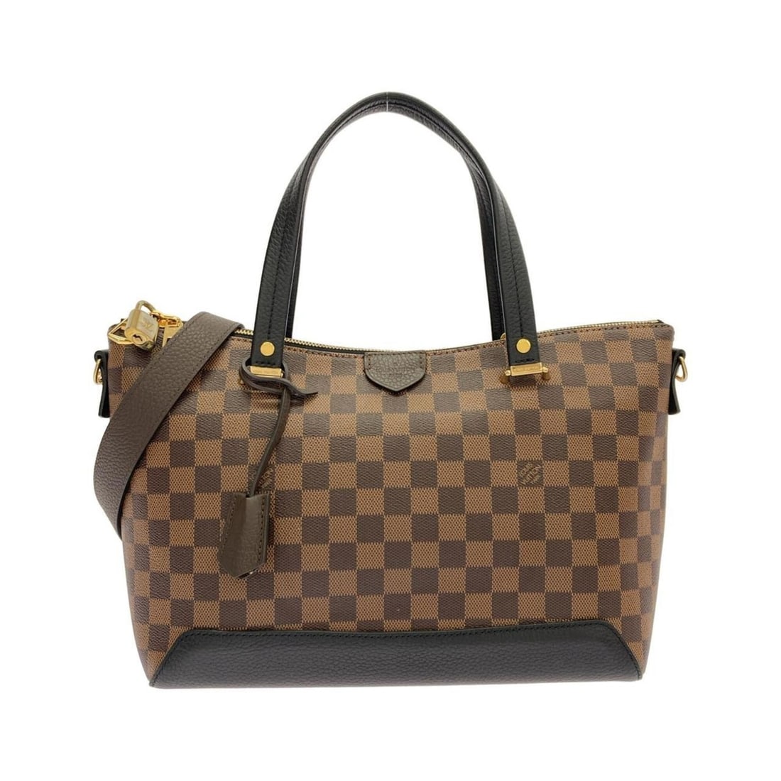 Louis Vuitton Damier Hyde Park N41014 Handbag: --- Catalog ---Category: SizeSize (HxWxD): 23cm x 37cm x 13cm / 9.05'' x 14.56'' x 5.11''Category: DesignType: HandbagColor: Black, Damier Canvas, EbeneGender: Women,MenMaterial: Coated canvas , Leath