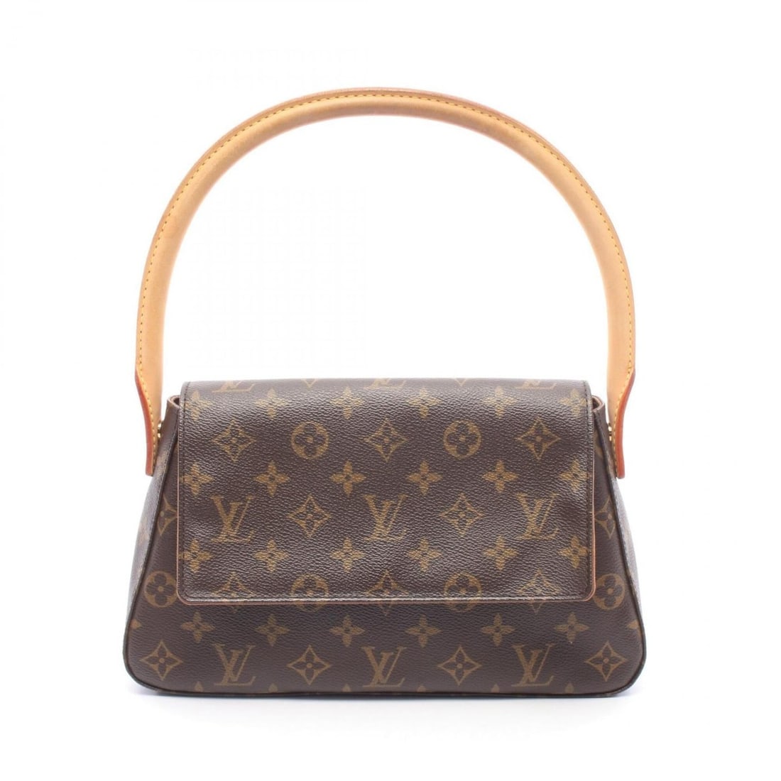 Louis Vuitton Mini Looping Handbag, Coated Canvas and Leather, Monogram Pattern, Women's, Brown,: --- Catalog ---Category: SizeSize (HxWxD): 16cm x 28cm x 8cm / 6.29'' x 11.02'' x 3.14''Handle Length: 52cm / 20.47''Category: DesignType: HandbagColor: Brown, MonogramGender: WomenMaterial: Monogram 