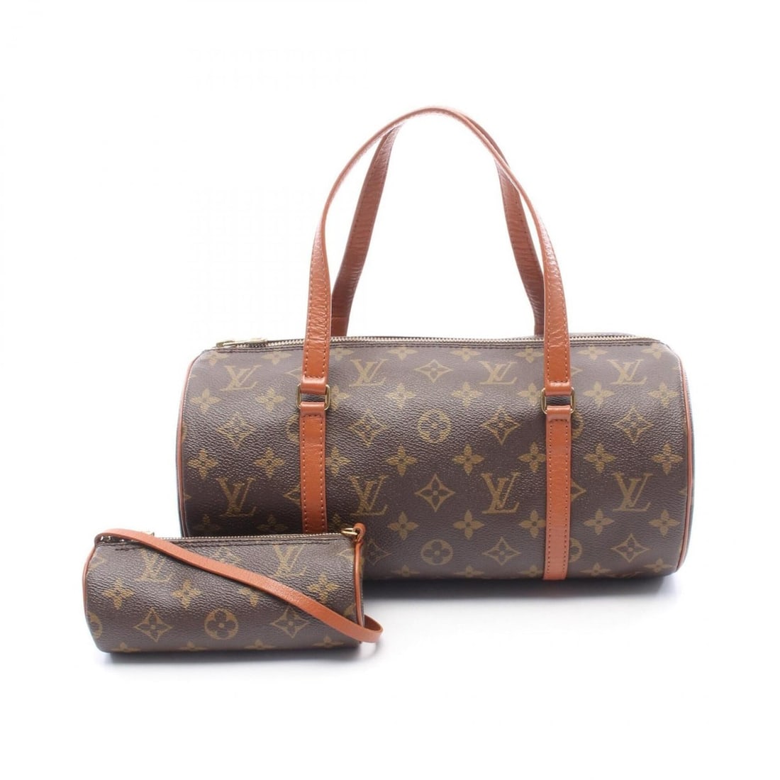 Louis Vuitton Papillon 30 (older model) handbag, coated canvas and leather, Monogram pattern, (1 of 12)