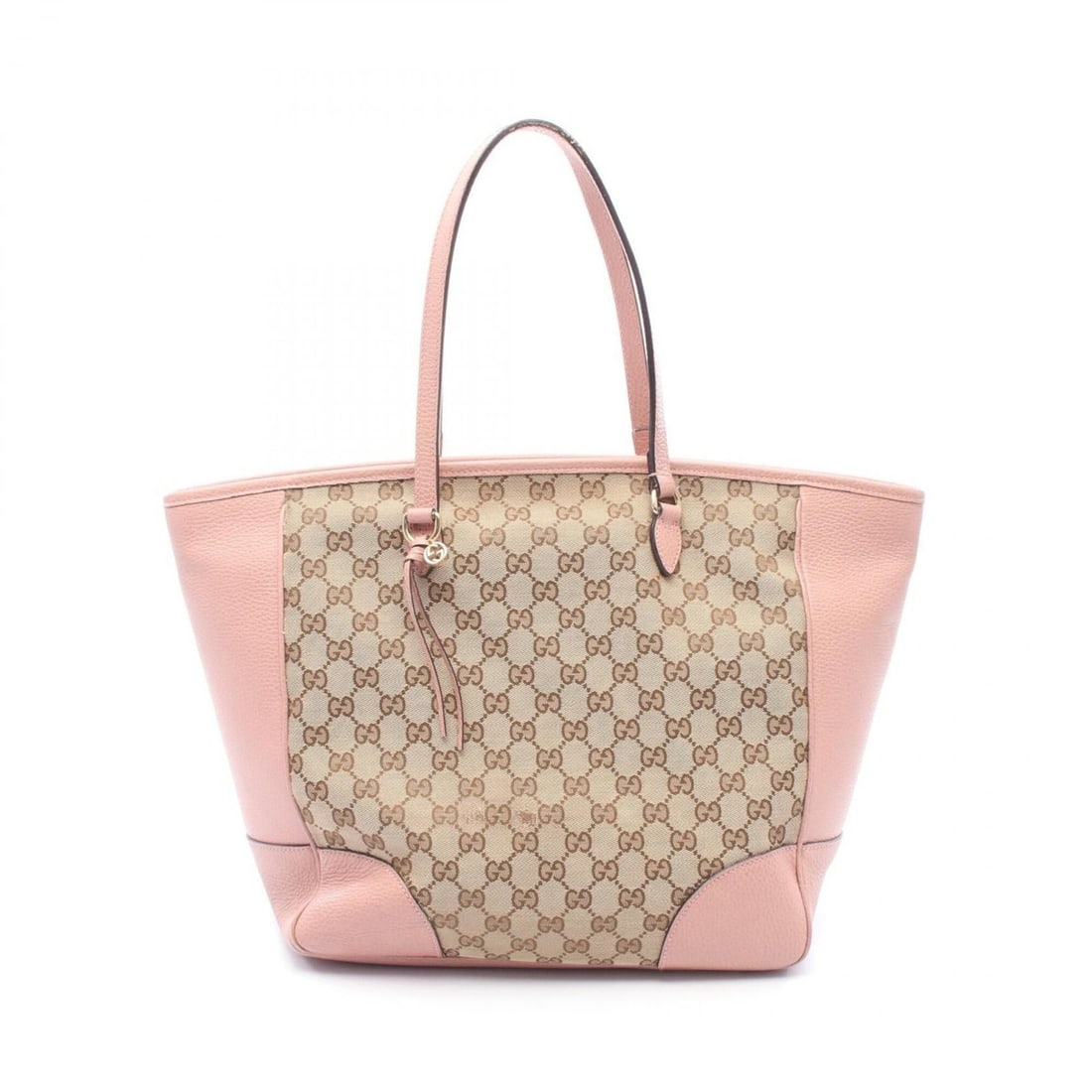 Gucci Bree Tote Bag Handbag Canvas Leather Women's Beige Brown Pink 449242: --- Catalog ---Category: SizeSize (HxWxD): 31cm x 30cm x 15.5cm / 12.2'' x 11.81'' x 6.1''Category: DesignType: Handbag, Tote bagColor: Beige, Brown, PinkGender: WomenMaterial: Canvas , Leather Catego