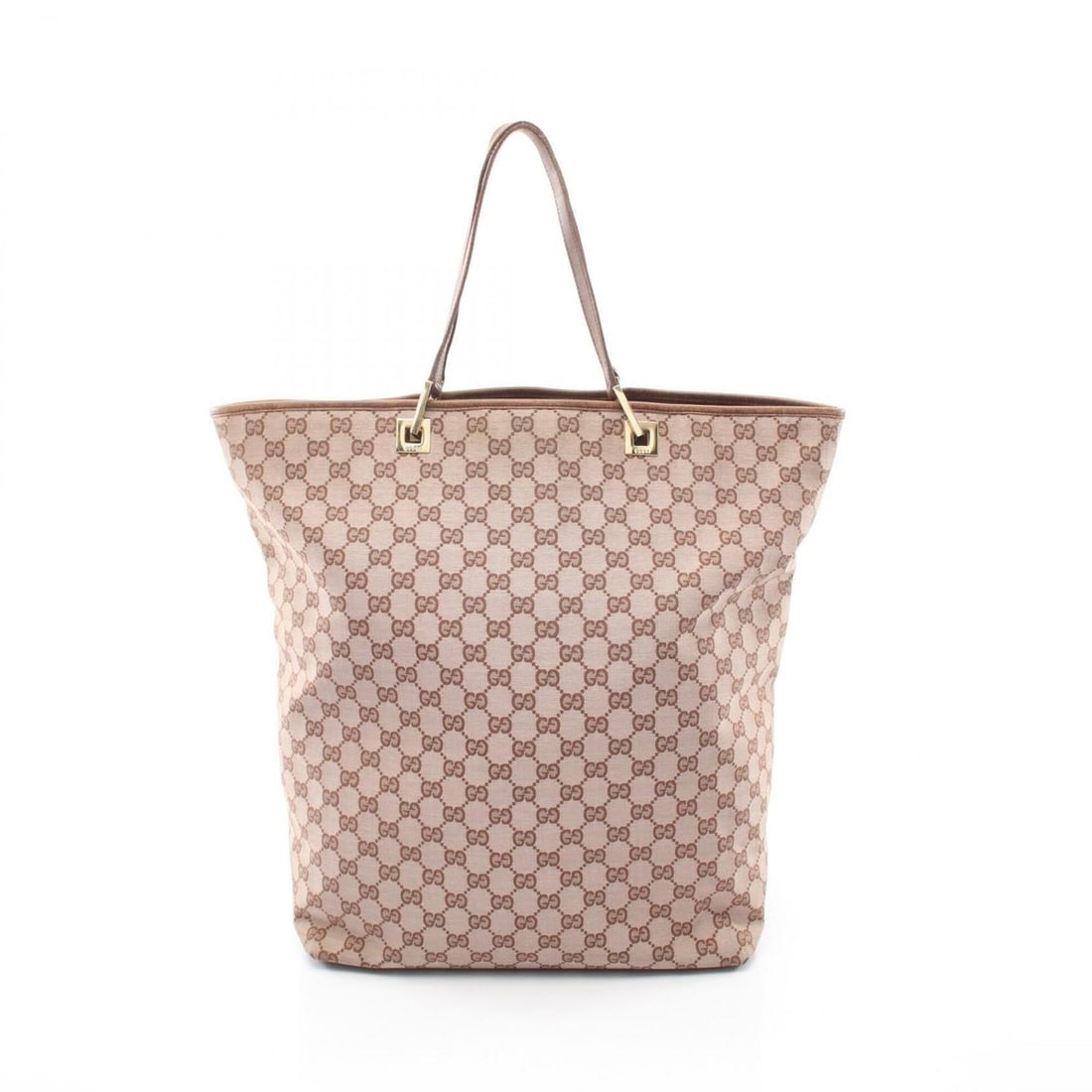 Gucci GG pattern tote bag/handbag, canvas and leather, women's, brown/beige, 002 1097: --- Catalog ---Category: SizeSize (HxWxD): 38cm x 29cm x 16cm / 14.96'' x 11.41'' x 6.29''Category: DesignType: Handbag, Tote bagColor: Beige, BrownGender: WomenMaterial: Canvas , Leather Category: Ge