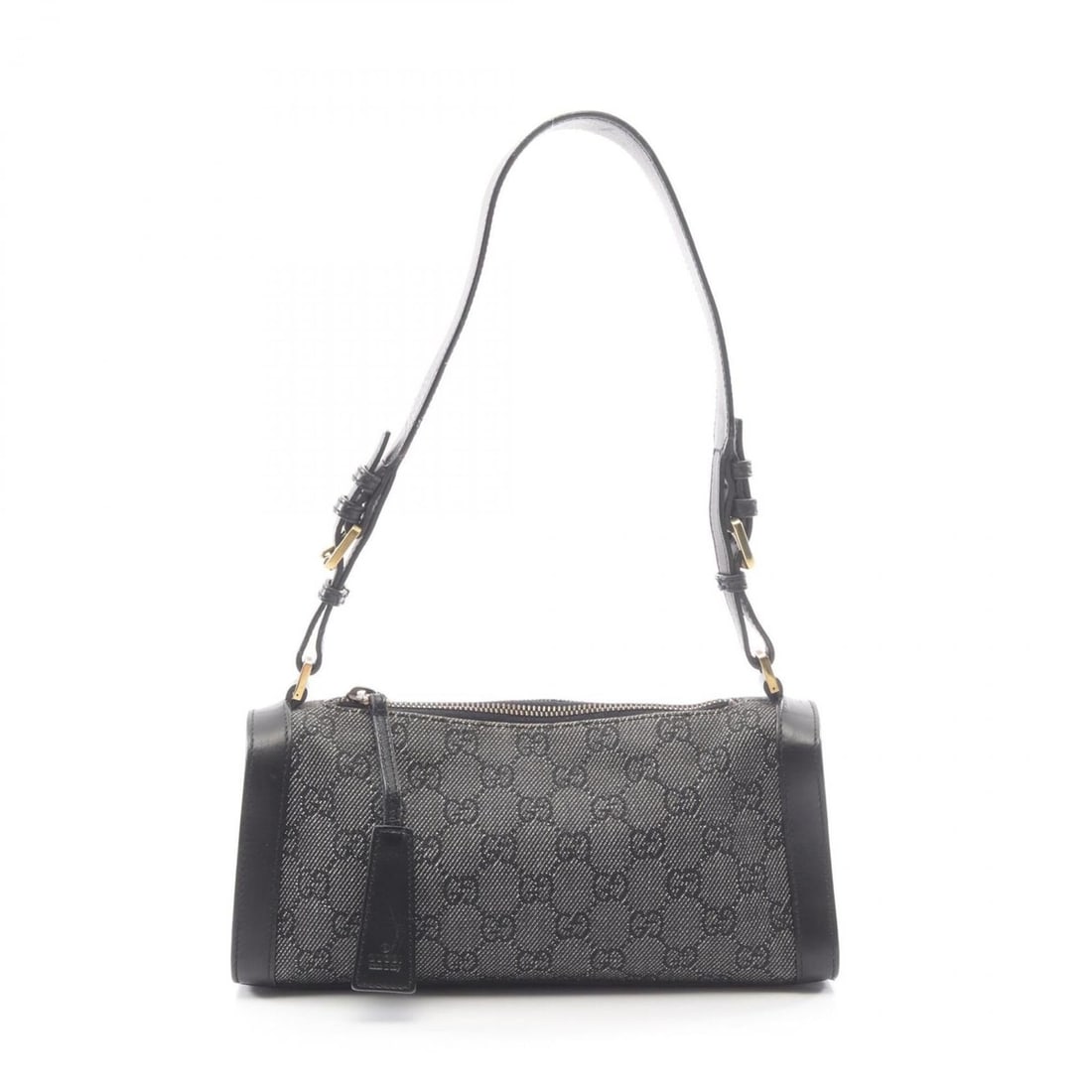 Gucci GG pattern shoulder bag/handbag, denim, women's, black, 92707: --- Catalog ---Category: SizeSize (HxWxD): 13cm x 24.5cm x 7cm / 5.11'' x 9.64'' x 2.75''Category: DesignType: Handbag, Shoulder bagColor: BlackGender: WomenMaterial: Denim Category: GeneralMPN: 92707