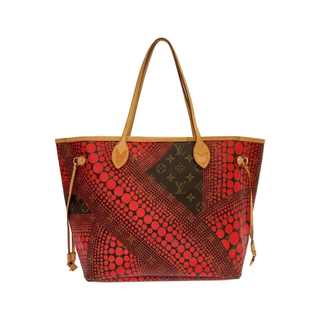 Louis Vuitton Monogram Wave (Yayoi Kusama) Neverfull MM M40686 Handbag (1 of 13)