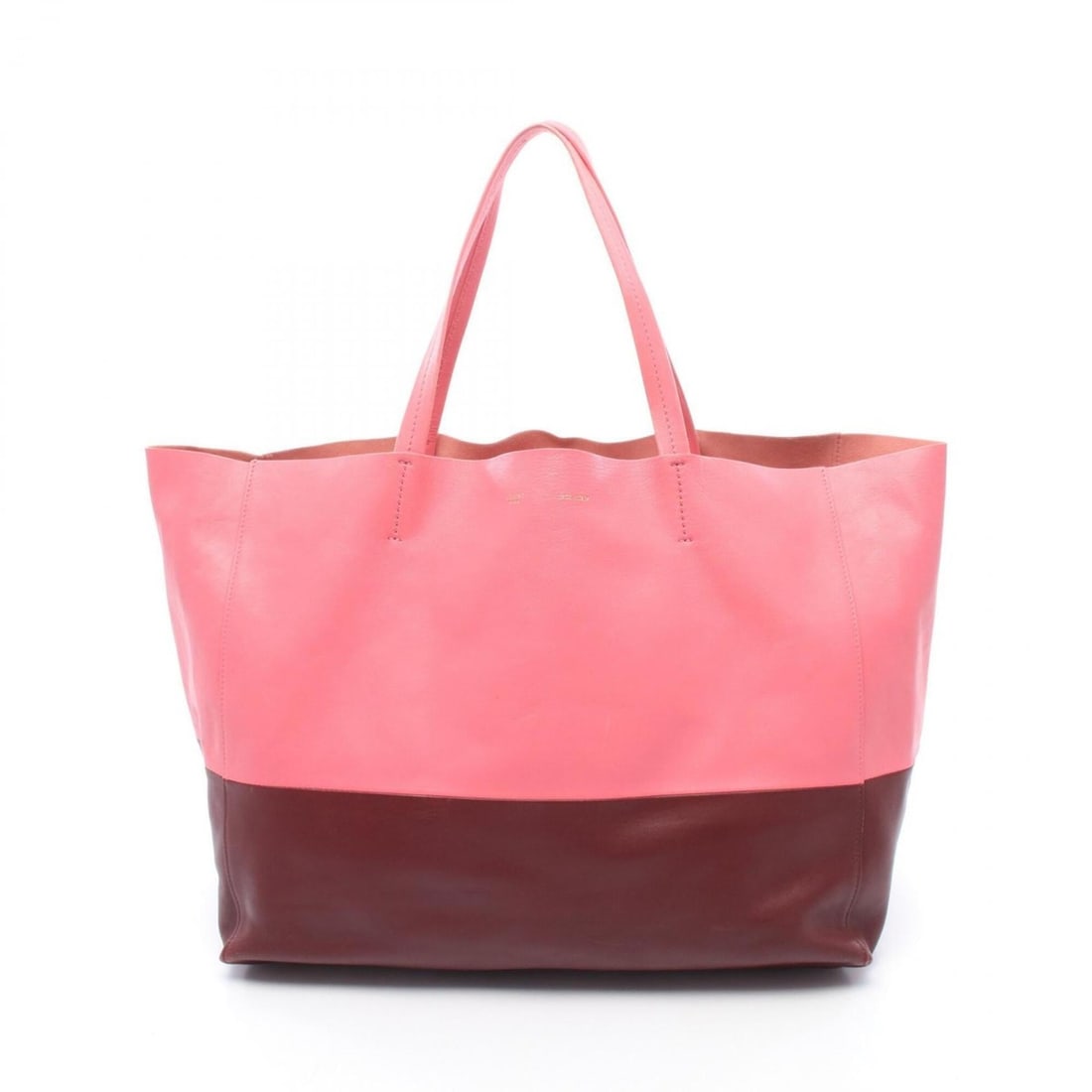 Celine Horizontal Cabas Tote Bag Handbag Leather Women's Pink/Burgundy 166113: --- Catalog ---Category: SizeSize (HxWxD): 31cm x 39cm x 19cm / 12.2'' x 15.35'' x 7.48''Category: DesignType: Handbag, Tote bagColor: Bordeaux, PinkGender: WomenMaterial: Leather Category: GeneralMPN