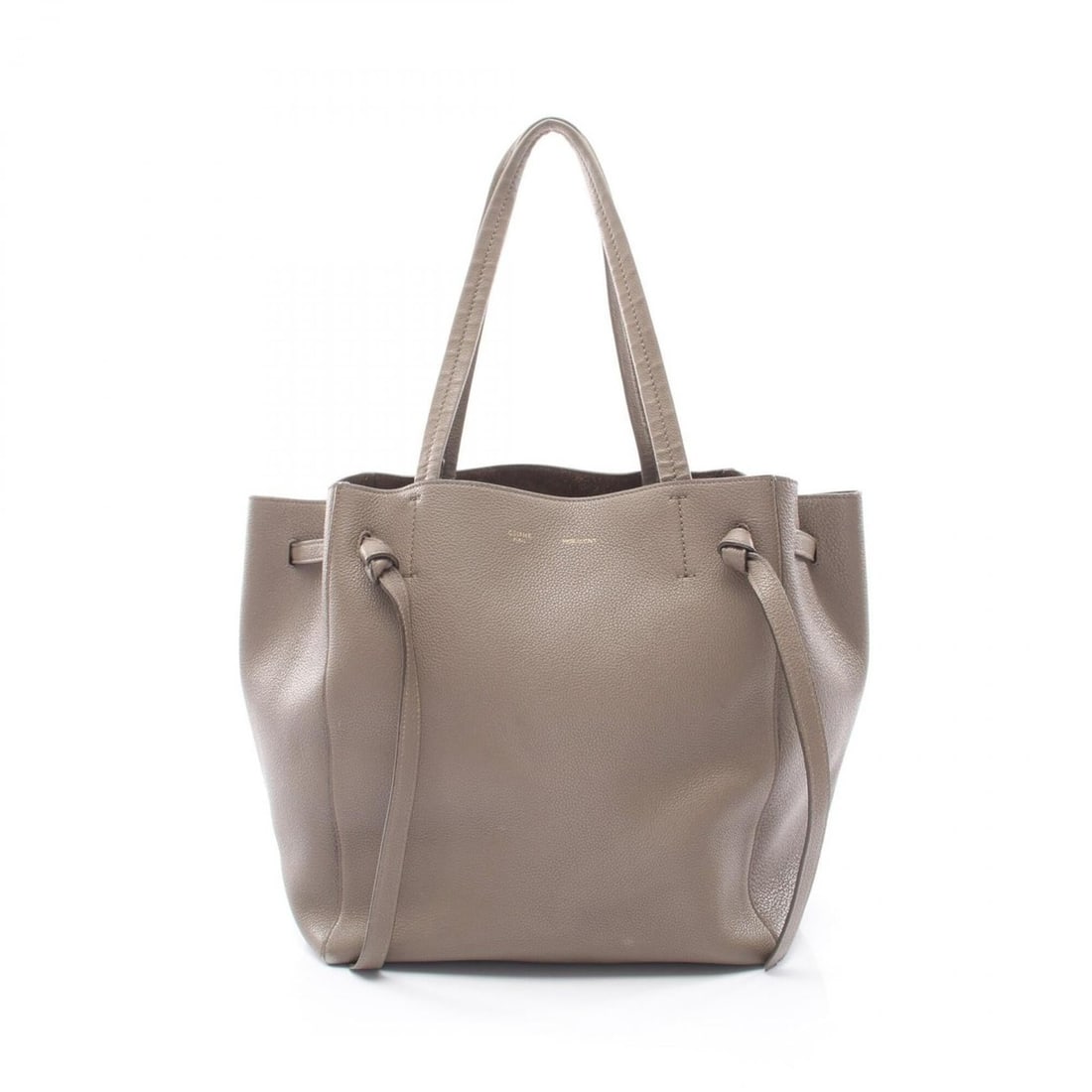 Celine Cabas Phantom Small Tote Bag Handbag Leather Women's Gray 176023: --- Catalog ---Category: SizeSize (HxWxD): 29cm x 27cm x 16cm / 11.41'' x 10.62'' x 6.29''Category: DesignType: Handbag, Tote bagColor: GrayGender: WomenMaterial: Leather Category: GeneralMPN: 176023B