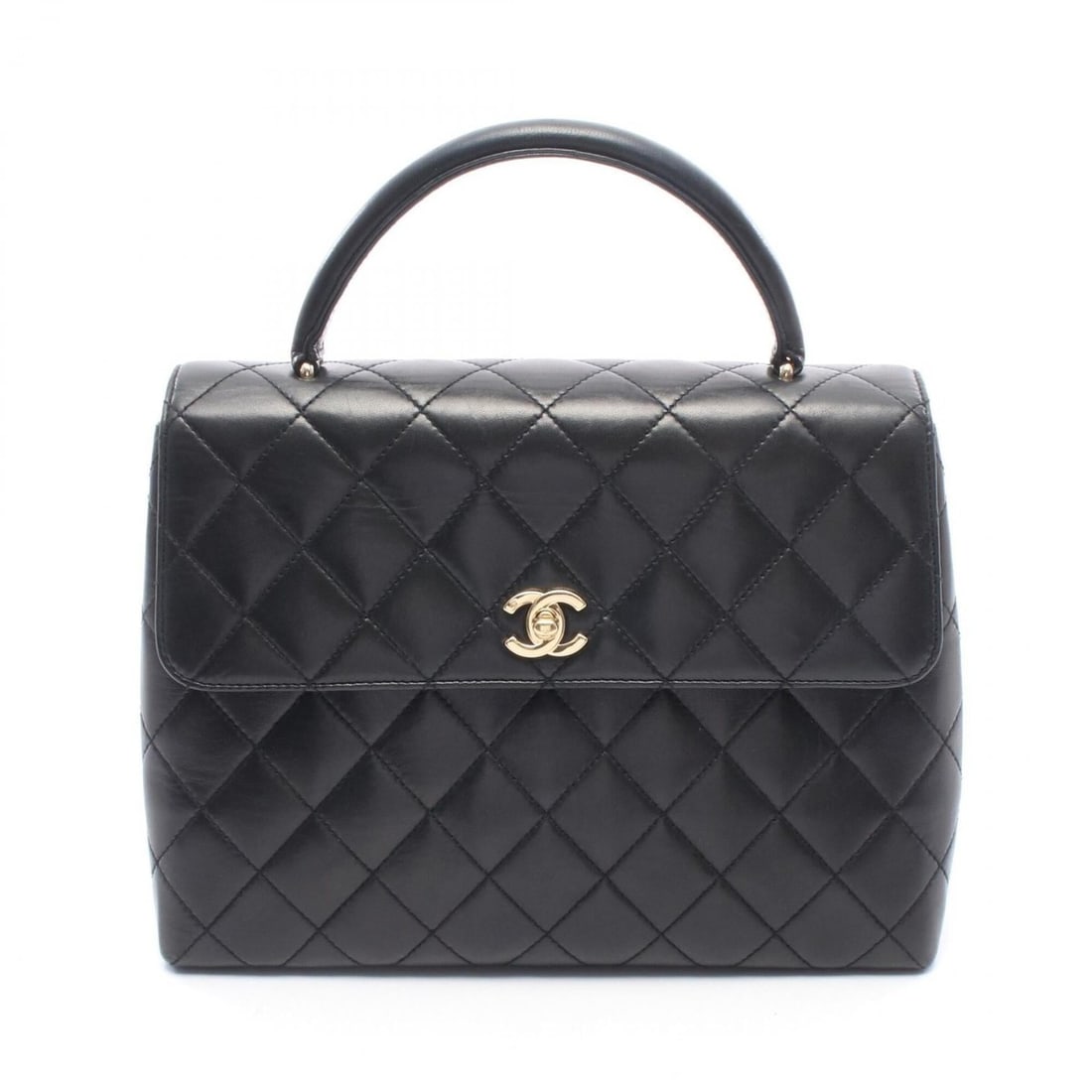 Chanel Matelassé Handbag, Lambskin Leather, Women's, Black, A12397: --- Catalog ---Category: SizeSize (HxWxD): 23cm x 29cm x 11cm / 9.05'' x 11.41'' x 4.33''Category: DesignType: HandbagColor: BlackGender: WomenMaterial: Leather Leather/Fur Type: LambskinCategory: Gen
