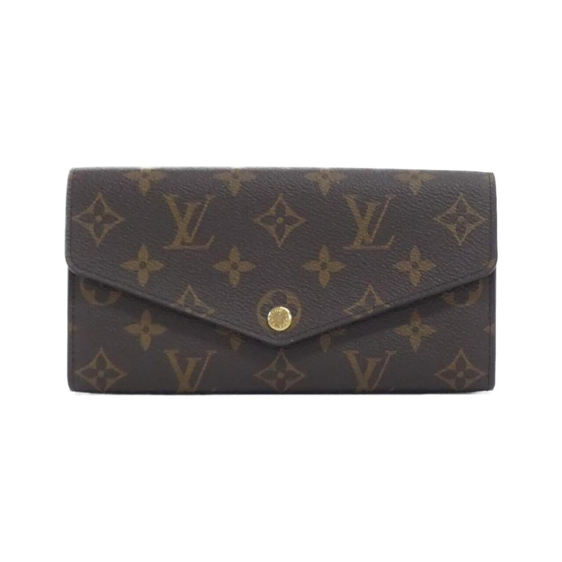Louis Vuitton Monogram Portefeuille Sarah M60531 Wallet: --- Catalog ---Category: SizeSize (HxWxD): 10cm x 19cm x 2.5cm / 3.93'' x 7.48'' x 0.98''Category: DesignType: Long wallet (bi-fold)Color: MarronGender: Men,WomenMaterial: Coated canvas Category: Gene