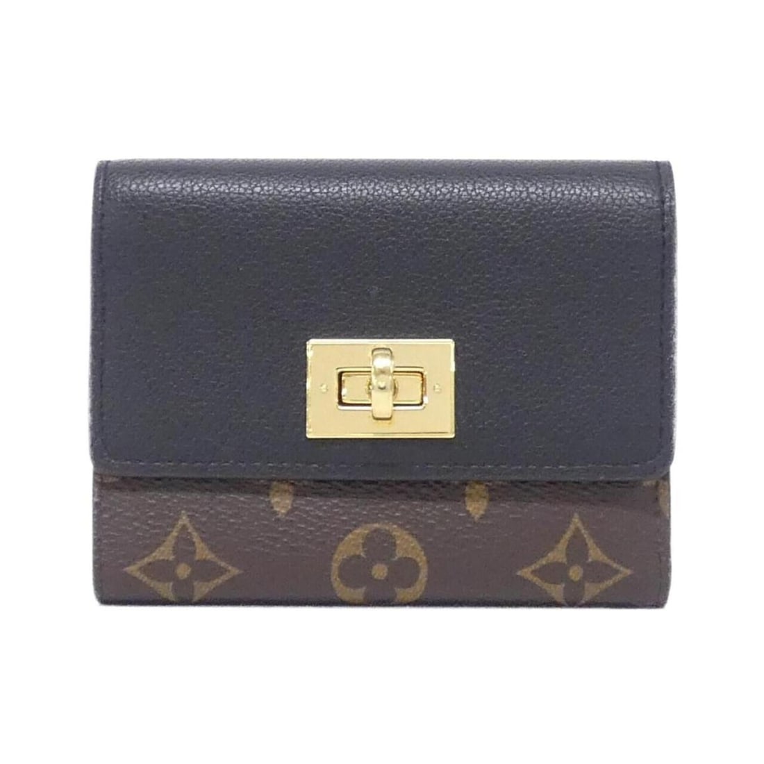 Louis Vuitton Monogram Portefeuille Victorine M82640 Wallet: --- Catalog ---Category: SizeSize (HxWxD): 9cm x 12cm x 2cm / 3.54'' x 4.72'' x 0.78''Category: DesignType: Wallet (tri-fold)Color: Black, MarronGender: WomenMaterial: Coated canvas , Leather Leather/