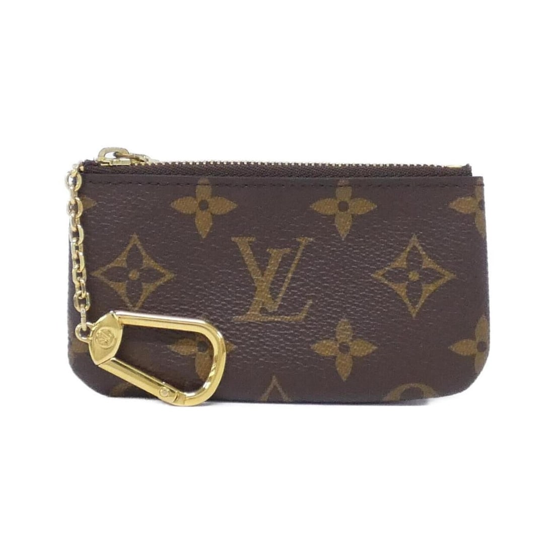 Louis Vuitton Monogram Pochette Clé M62650 Coin & Key Case: --- Catalog ---Category: SizeSize (HxWxD): 7cm x 12cm x 1cm / 2.75'' x 4.72'' x 0.39''Category: DesignType: Coin purse/coin caseColor: MarronGender: Women,MenMaterial: Coated canvas Category: GeneralL