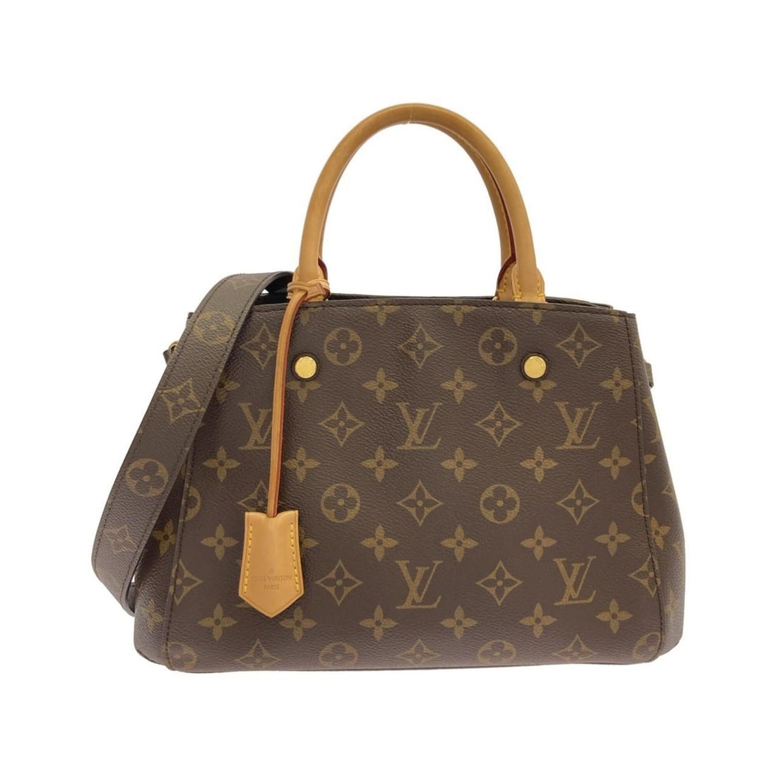 Louis Vuitton Monogram Montaigne BB M41055 Handbag: --- Catalog ---Category: SizeSize (HxWxD): 20cm x 30cm x 12cm / 7.87'' x 11.81'' x 4.72''Category: DesignType: HandbagColor: BrownGender: Women,MenMaterial: Coated canvas Category: GeneralMPN: M41055B