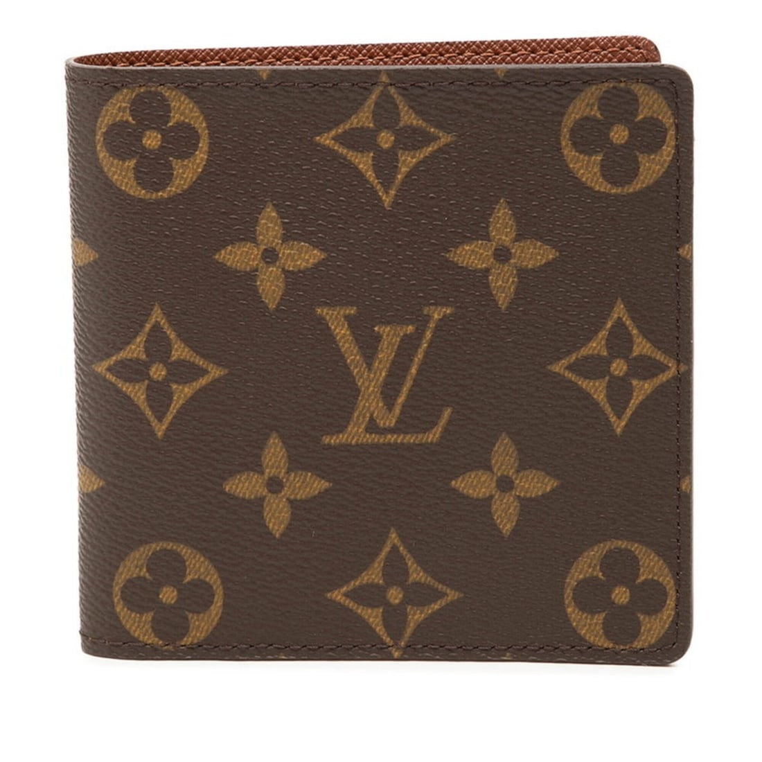Louis Vuitton Monogram Portefeuille Marco Bi-fold Wallet M61675 Brown Leather Women's LOUIS VUITTON (1 of 7)