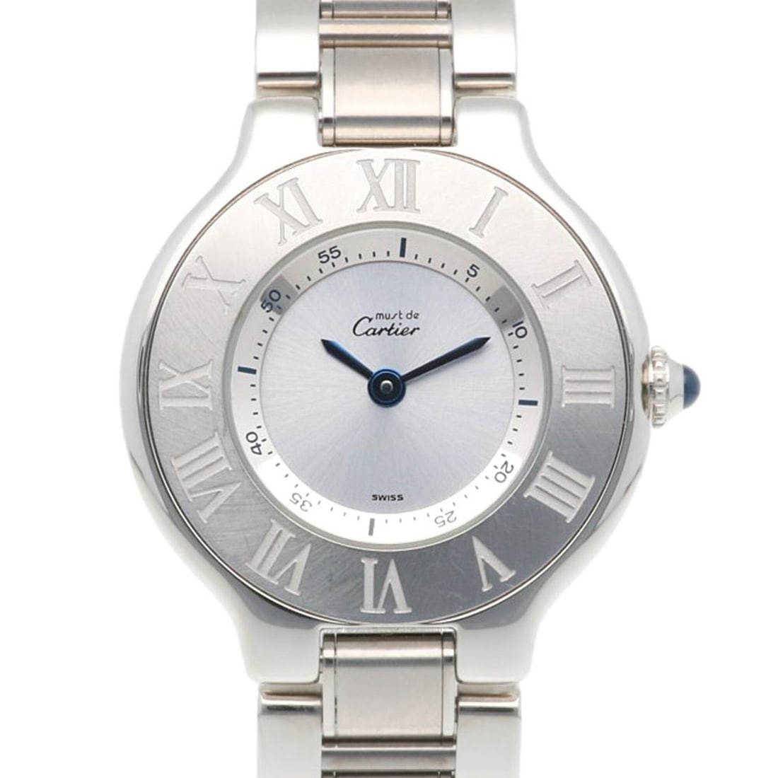 Cartier Must 21 Wristwatch, Stainless Steel 1340 Quartz, Polished, Ladies' Watch. (1 of 10)