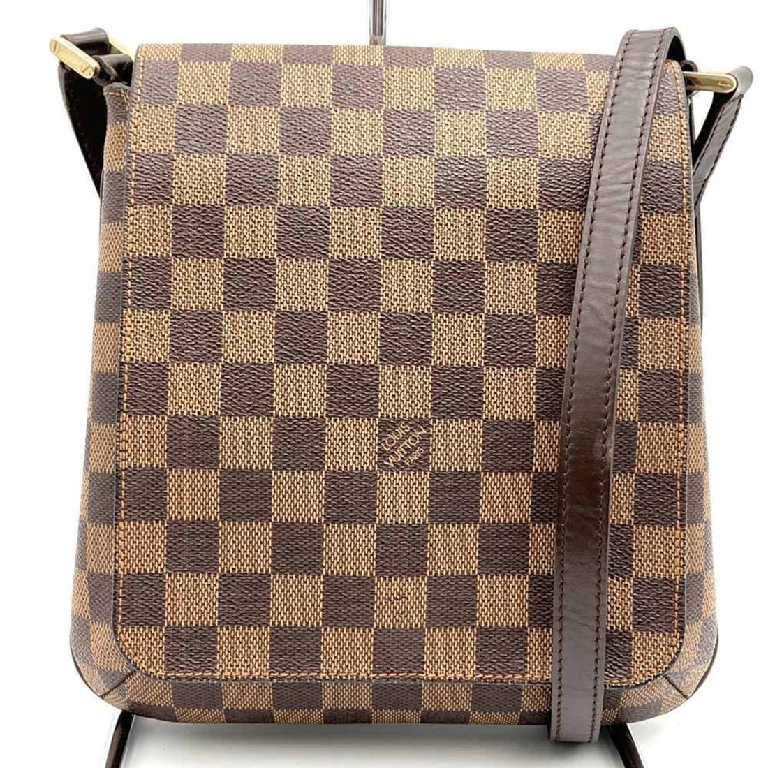 LOUIS VUITTON N51300 Musette Salsa Shoulder Bag, Damier Ebene Brown, Women's: --- Catalog ---Category: SizeWeight: 328g / 11.56oz.Size (HxWxD): 19cm x 21cm x 5cm / 7.48'' x 8.26'' x 1.96''Strap Length: 130cm / 51.18''Category: DesignType: Shoulder bagColor: BrownGender: WomenCl